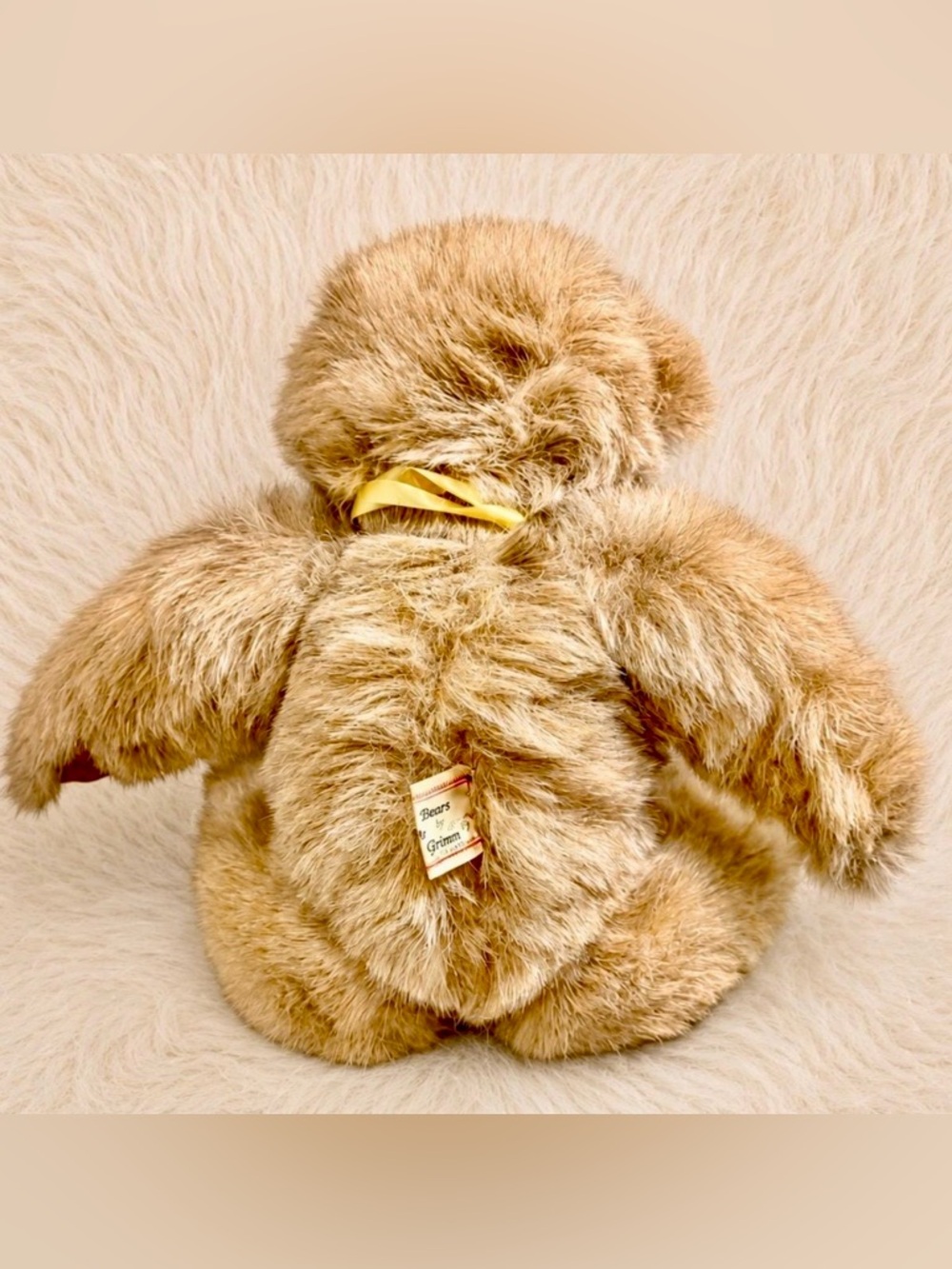 Vintage 1983 Mother Grimm Artist Teddy Bear 15" Mohair Signed Collectable - Picture 2 of 10